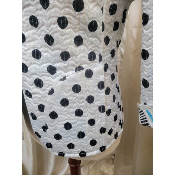 Patty Kim 100% Cotton Quilted Reversible Jacket Size Medium. NWT - Picture 5 of 8